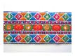 Farbenfrohe Borte Mirrorwork Tribal