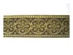 Mittelalter Borte Braun Tabak Gold