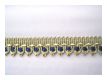 Zarte Gimpe Gold-Blau