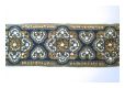 Exquisite Borte BLau  Gold Crystal