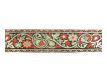 Paisley Borte Schwarz Rot Beige Gold