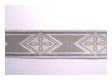 Liturgische Borte Kreuze Weiss Silber Beige